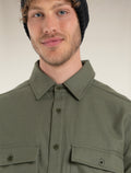 Men's Merino 200 Dawnder Long Sleeve Flannel Shirt Loden - 4