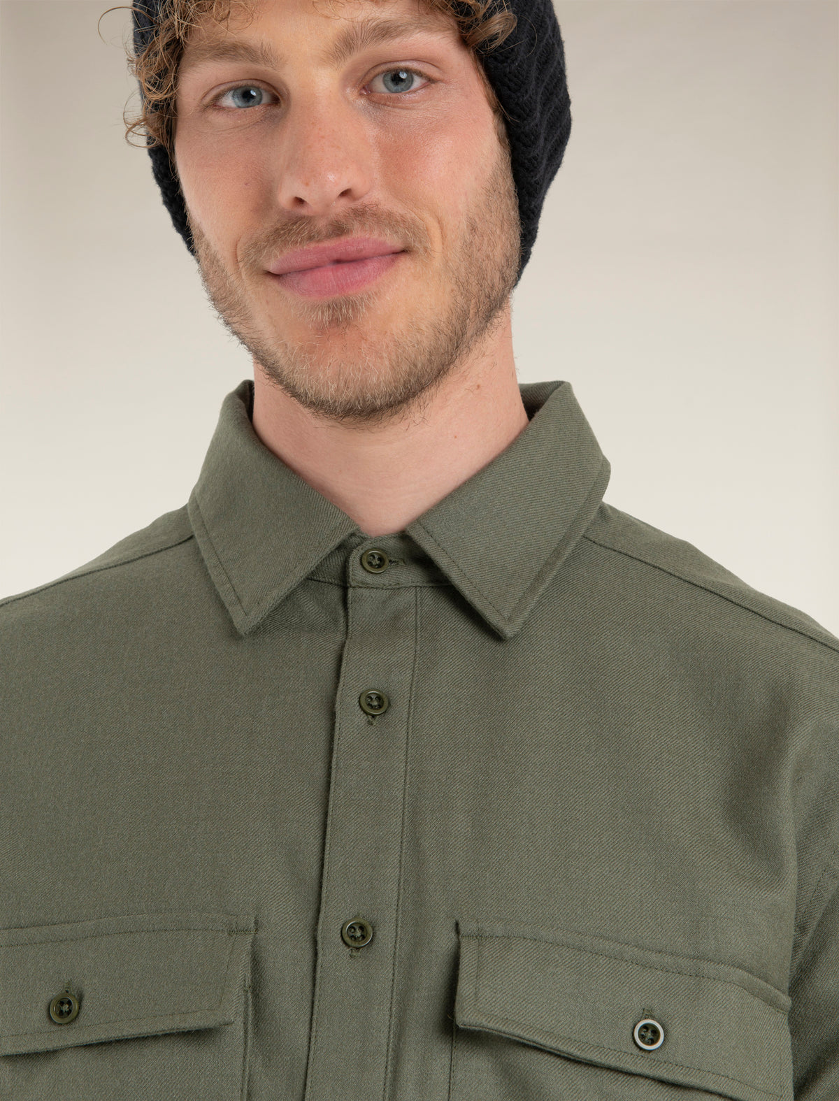 Men's Merino 200 Dawnder Long Sleeve Flannel Shirt Loden - 4
