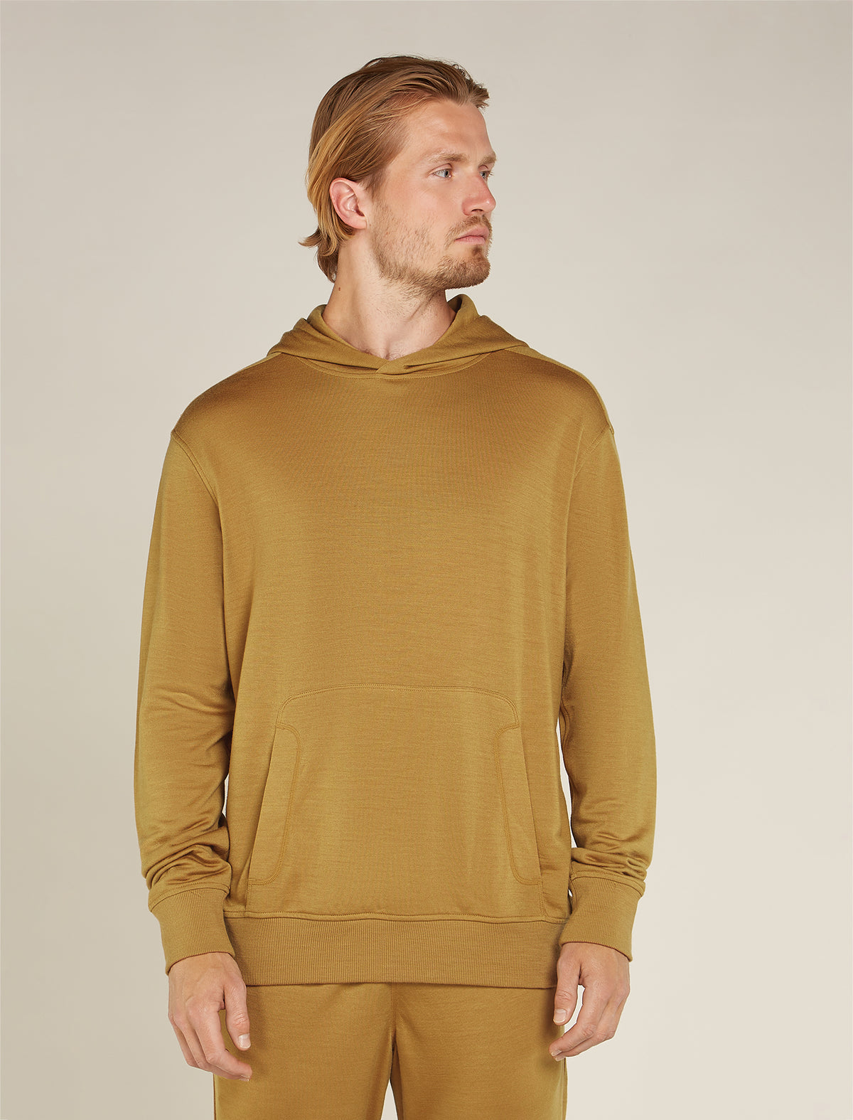 Men's Merino Blend 200 Shifter Long Sleeve Hoodie Russet - 1