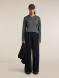 Unisex Merino 150 Long Sleeve Tee Obsidian - 10
