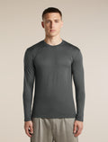 Unisex Merino 150 Long Sleeve Tee Obsidian - 3