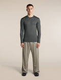 Unisex Merino 150 Long Sleeve Tee Obsidian - 7