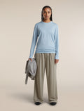 Unisex Merino 150 Long Sleeve Tee Zinc Blue - 10