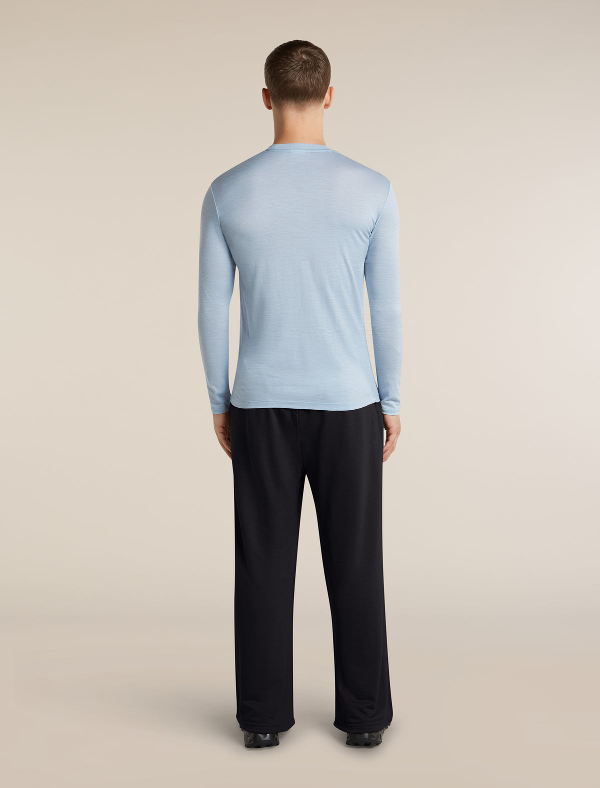 Unisex Merino 150 Long Sleeve Tee Zinc Blue - 12