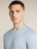 Unisex Merino 150 Long Sleeve Tee Zinc Blue - 14