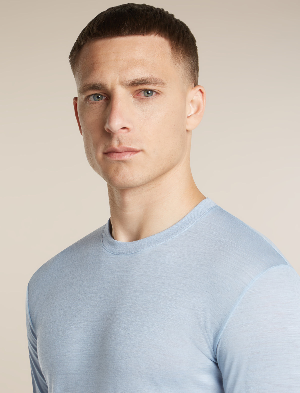 Unisex Merino 150 Long Sleeve Tee Zinc Blue - 14
