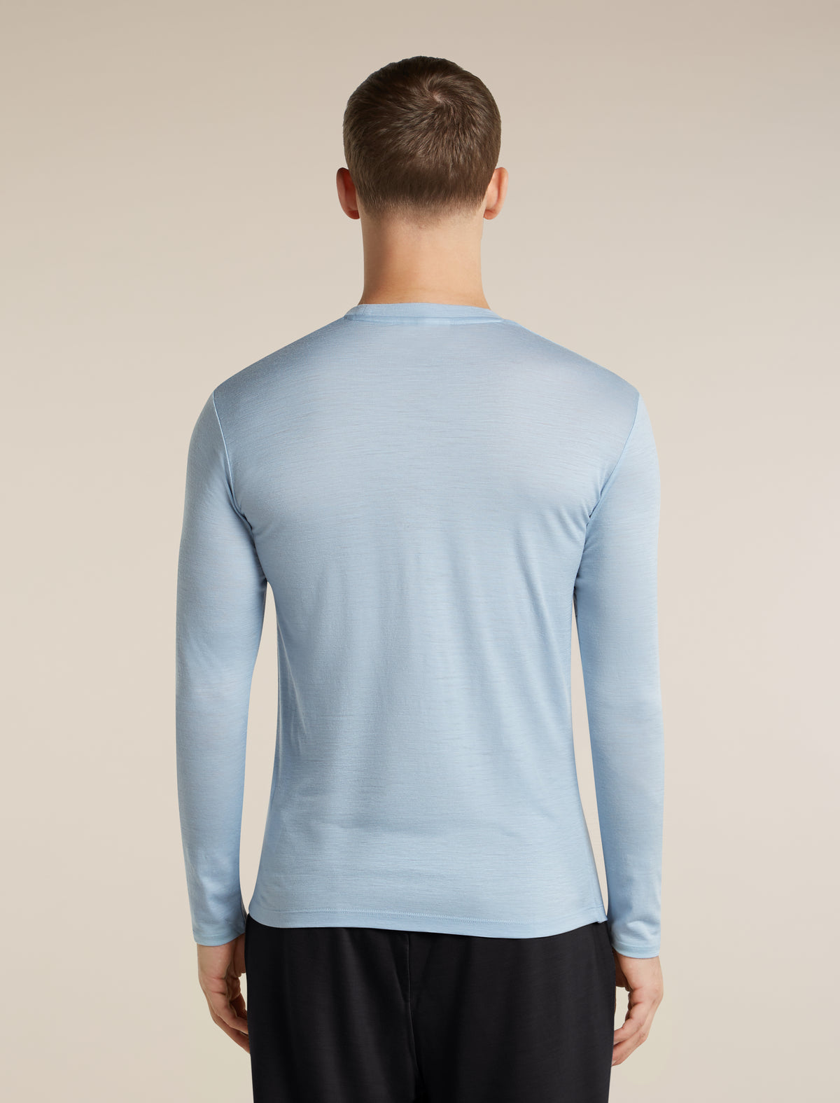 Unisex Merino 150 Long Sleeve Tee Zinc Blue - 5