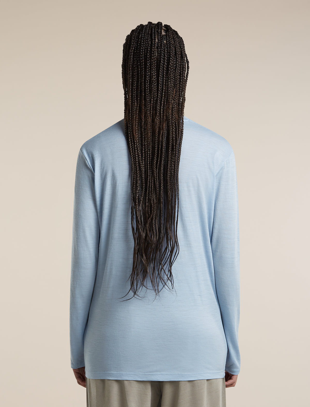 Unisex Merino 150 Long Sleeve Tee Zinc Blue - 6