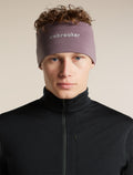 Unisex Merino 200 Oasis Headband Grey Plum - 1