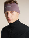 Unisex Merino 200 Oasis Headband Grey Plum - 6