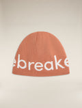Unisex Merino Icebreaker Beanie Cedar Wood/Ecru Hthr - 4