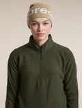 Unisex Merino icebreaker Beanie Cumin/Ecru Heather - 2