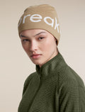Unisex Merino icebreaker Beanie Cumin/Ecru Heather - 7