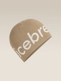 Unisex Merino icebreaker Beanie Cumin/Ecru Heather - 9