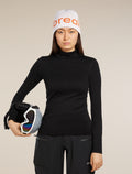 Unisex Merino Icebreaker Beanie Ecru Hthr/Spice - 4