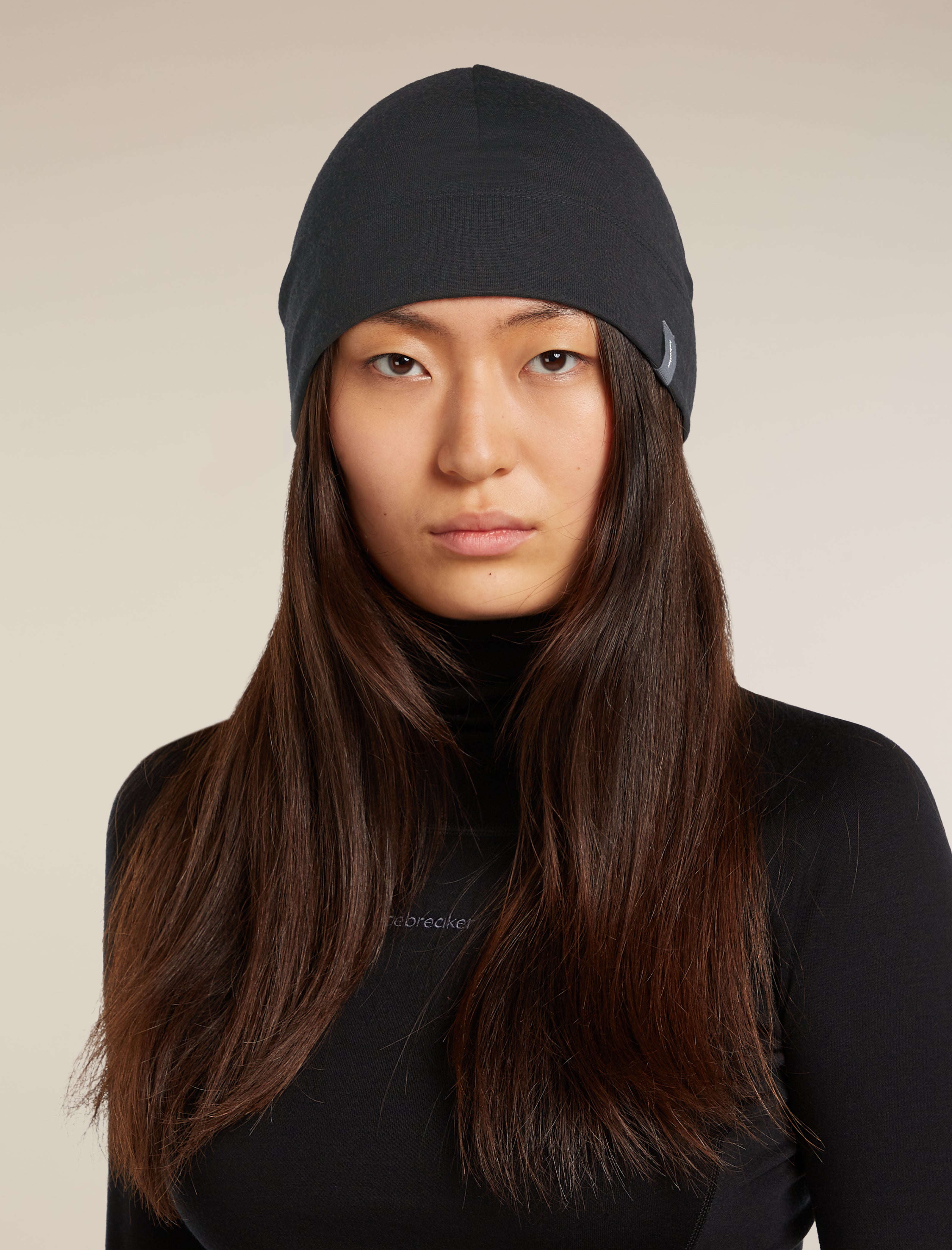 Unisex Merino 260 Quantum Beanie Black