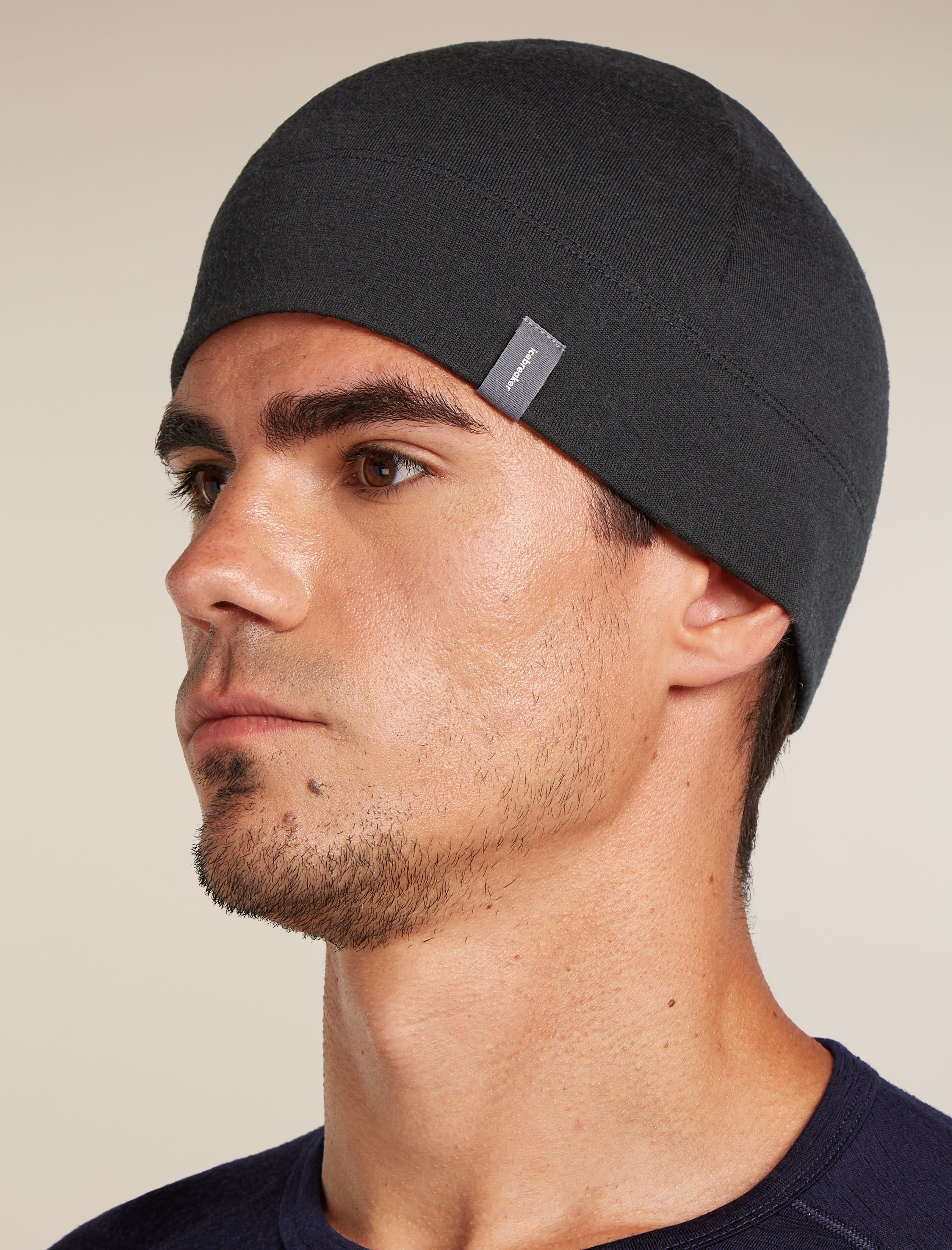 Unisex Merino 260 Quantum Beanie Black