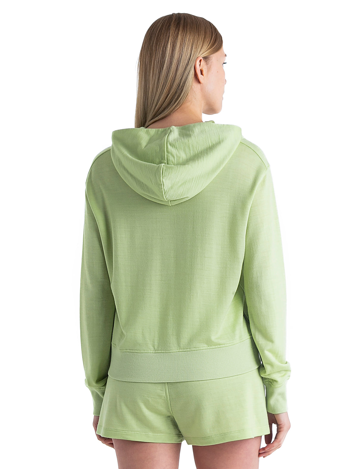 Women's Merino Blend 200 Crush Long Sleeve Hoodie Glazen - 2