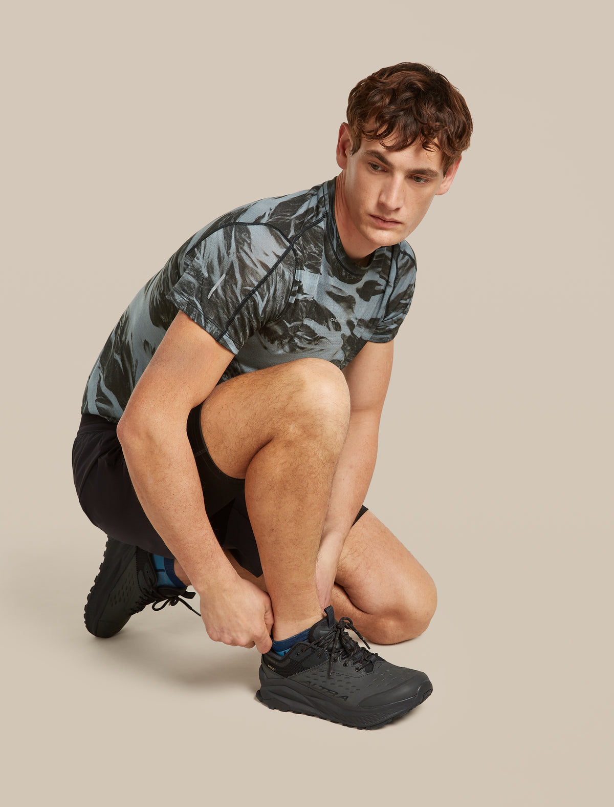 Socquette basse ultramince Run+ en mélange de mérinos pour hommes  - 4