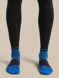 Men's Merino Blend Run+ Ultralight Mini Socks Lazurite/Midnight Navy - 2
