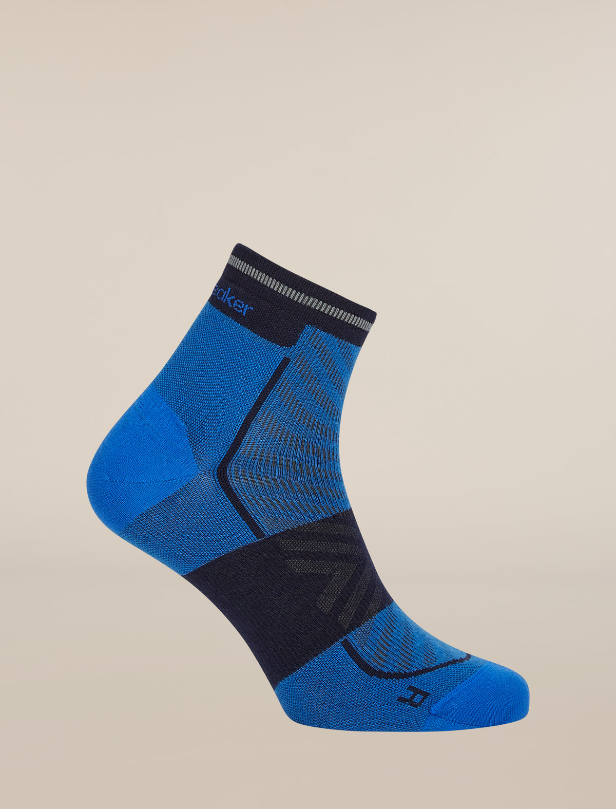 Men's Merino Blend Run+ Ultralight Mini Socks Lazurite/Midnight Navy - 3
