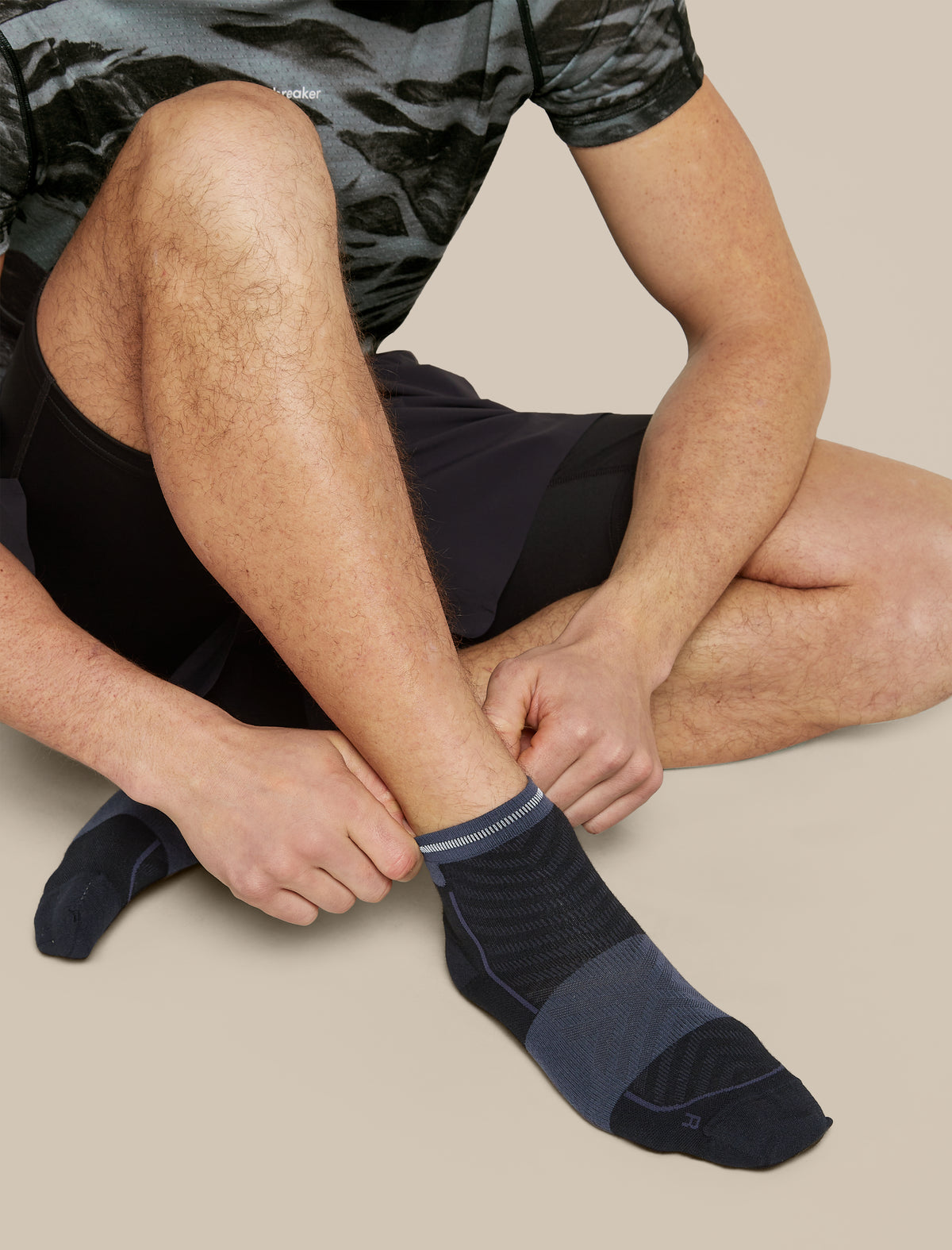 Socquette ultramince Run+ en mélange de mérinos pour hommes  - 7