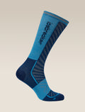 Men's Merino Blend Run+ Ultralight Crew Socks Atlantis/Arctic - 5