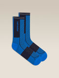 Men's Merino Blend Run+ Ultralight Crew Socks Lazurite/Midnight Navy - 1