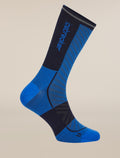 Men's Merino Blend Run+ Ultralight Crew Socks Lazurite/Midnight Navy - 3