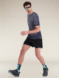 Men's Merino Blend 125 ZoneKnit™ Energy Wind Short Sleeve T-Shirt Graphite/Graphite Heather - 6