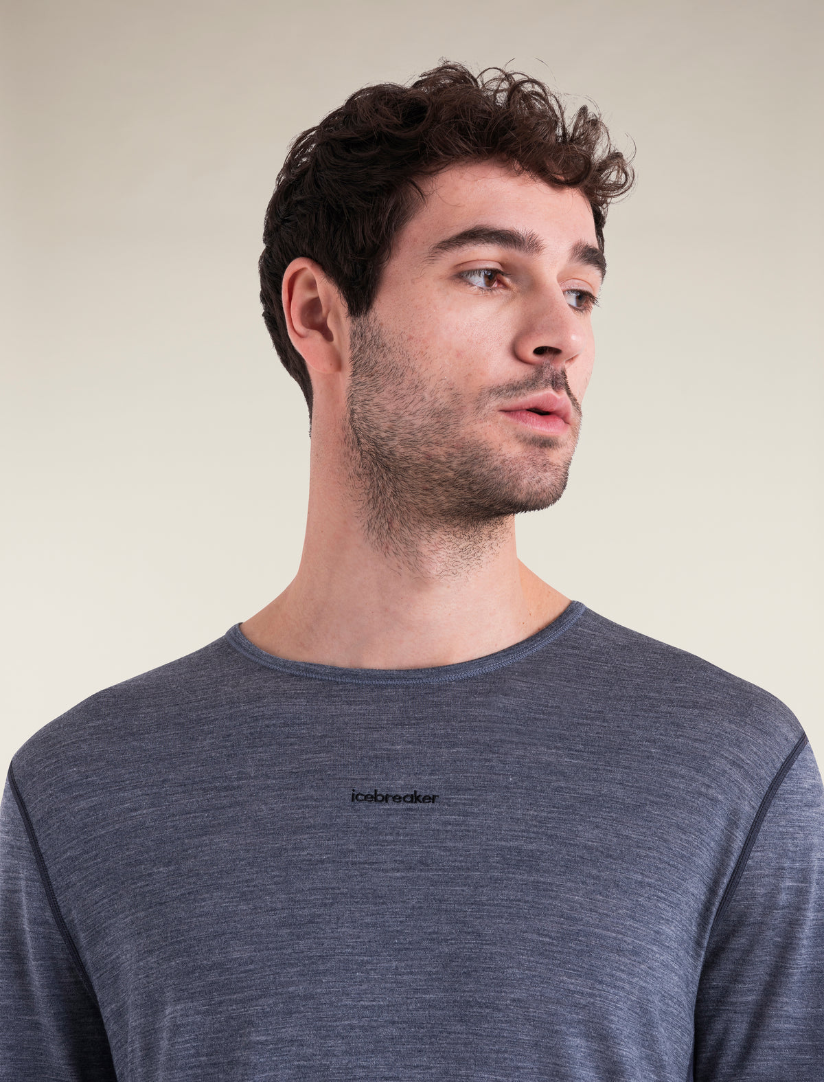 Men's Merino Blend 125 ZoneKnit™ Energy Wind Short Sleeve T-Shirt Graphite/Graphite Heather - 7