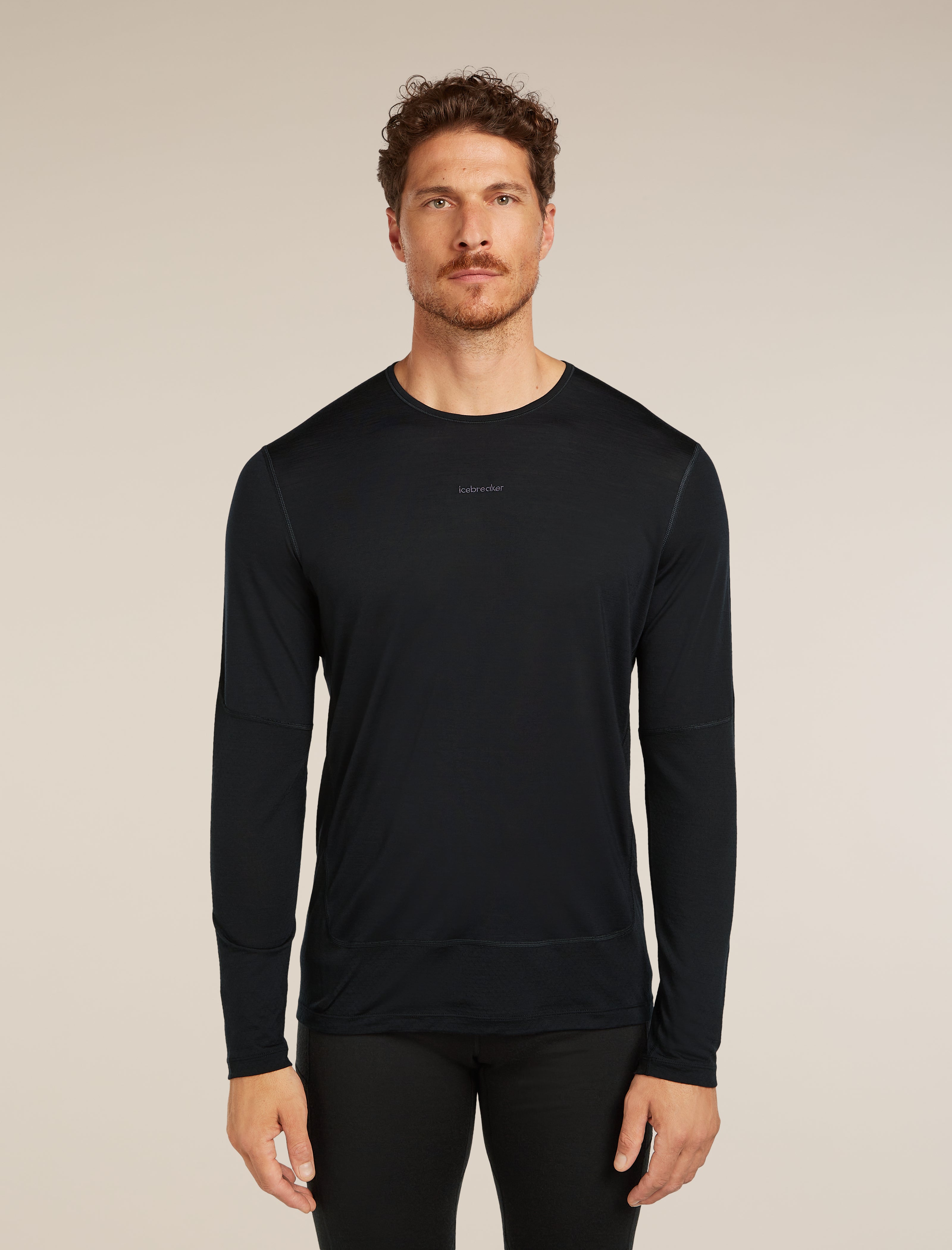 Men's 125 ZoneKnit™ Merino Blend Energy Wind Long Sleeve T