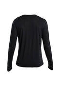 Men's Merino Blend 125 ZoneKnit™ Energy Wind Long Sleeve T-Shirt Black - 8