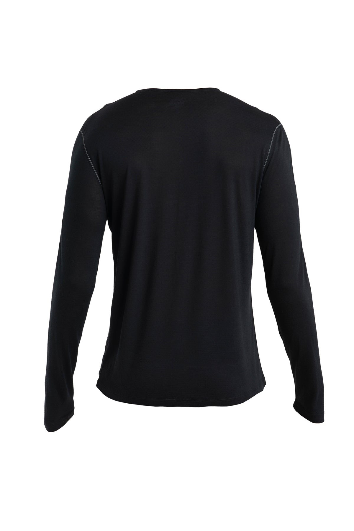 Men's Merino Blend 125 ZoneKnit™ Energy Wind Long Sleeve T-Shirt Black - 8