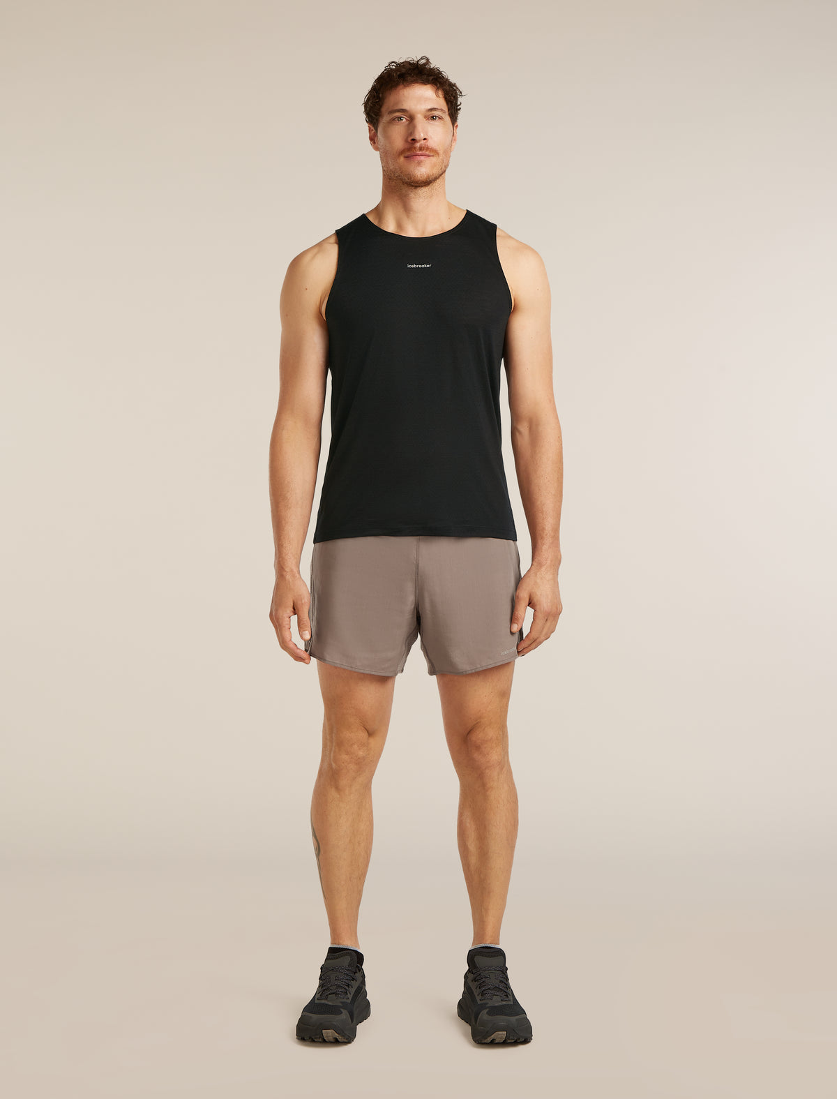 Men's Merino Blend 125 Cool-Lite™ Speed Tank Black - 3