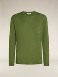 Men's Merino 150 Tech Lite Long Sleeve Relaxed Pocket T-Shirt Sphagnum - 6