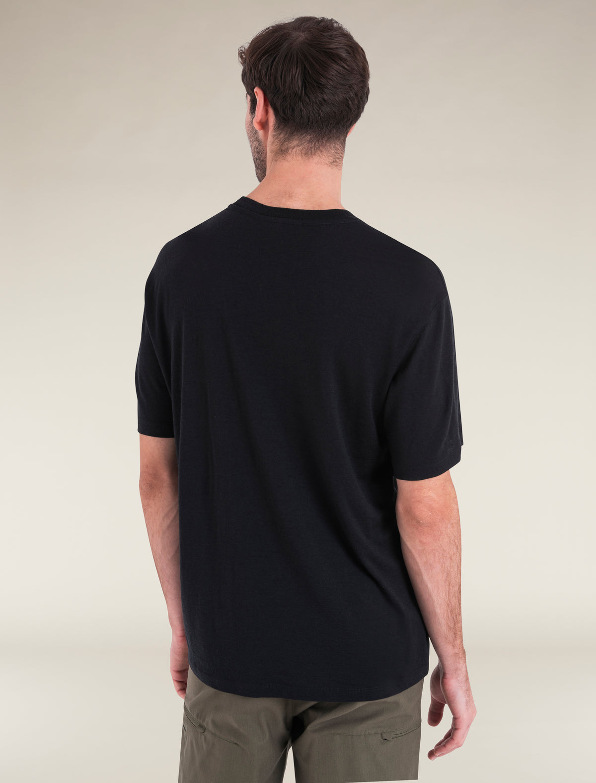Men's Merino 150 Tech Lite Short Sleeve Relaxed Pocket T-Shirt Black - 2
