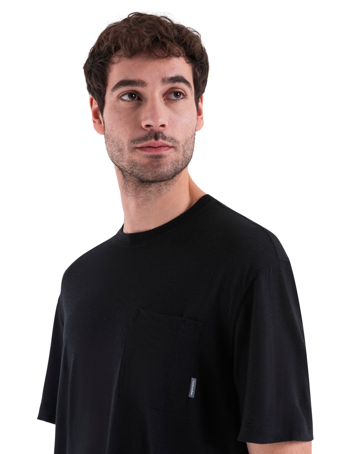 Men's Merino 150 Tech Lite Short Sleeve Relaxed Pocket T-Shirt Black - 5