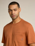 Men's Merino 150 Tech Lite Short Sleeve Relaxed Pocket T-Shirt Dusty clay - 5