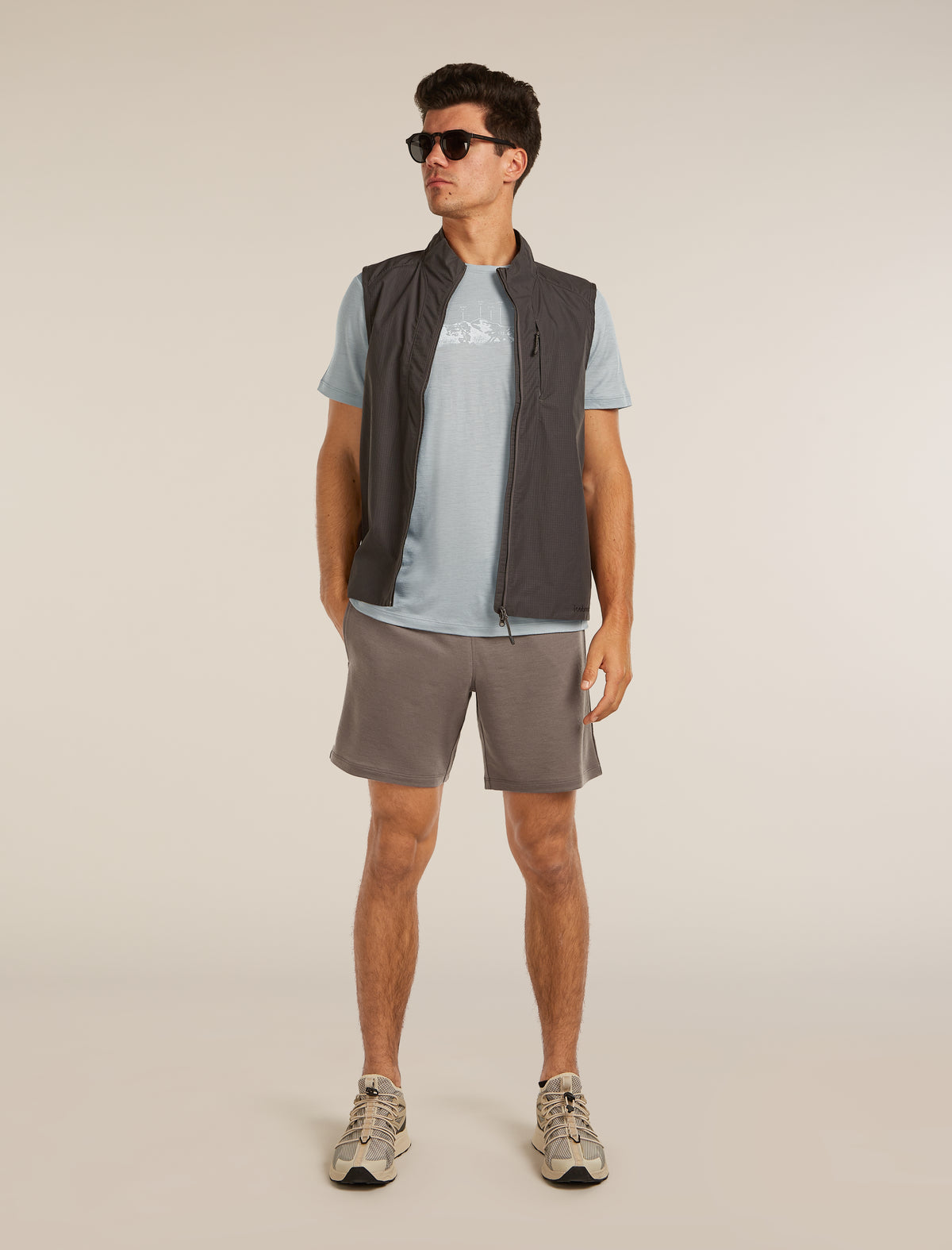 Men's Merino Blend 200 Shifter Shorts Porcini - 4