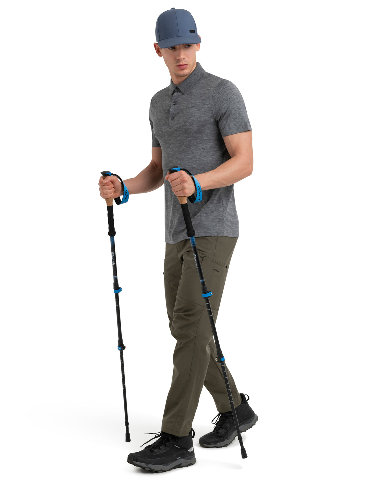 Men's Merino 150 Tech Lite Short Sleeve Polo Gritstone Heather - 5