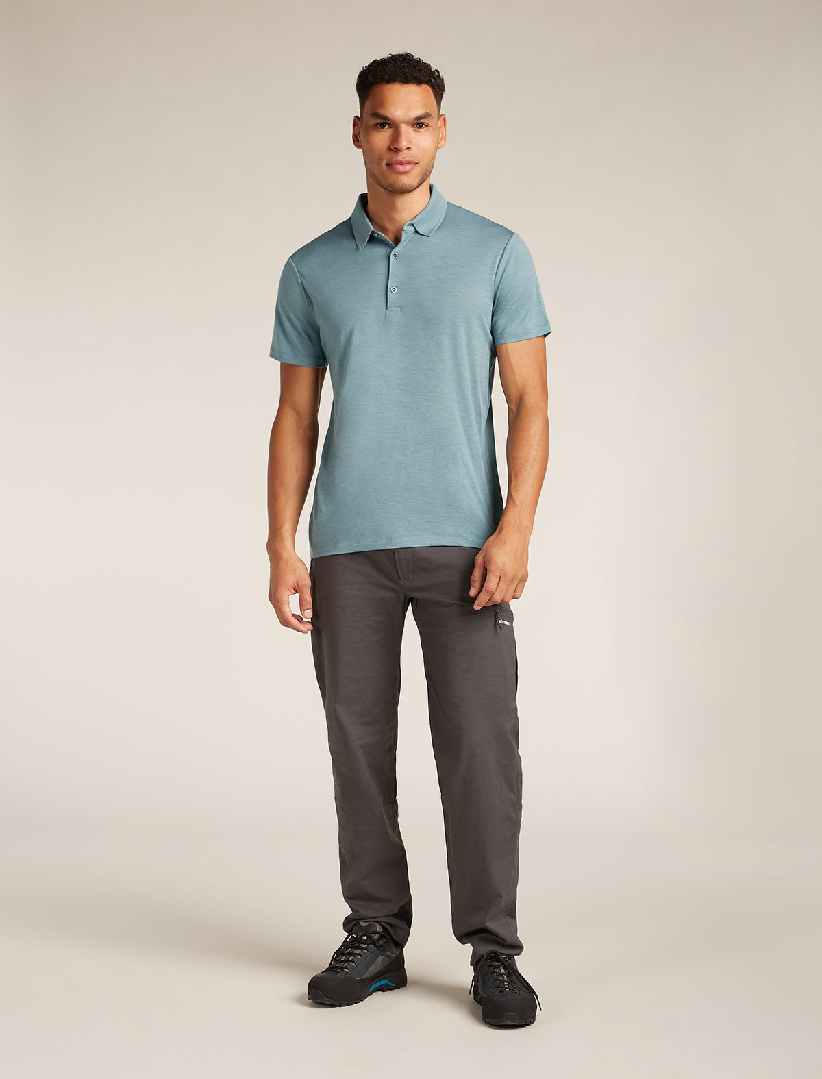 Men's Merino 150 Tech Lite Short Sleeve Polo Loden - 3