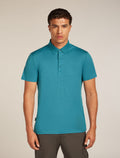 Men's Merino 150 Tech Lite Short Sleeve Polo Topaz - 1