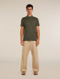 Men's Merino 150 Tech Lite Short Sleeve Polo Dark Loden - 4