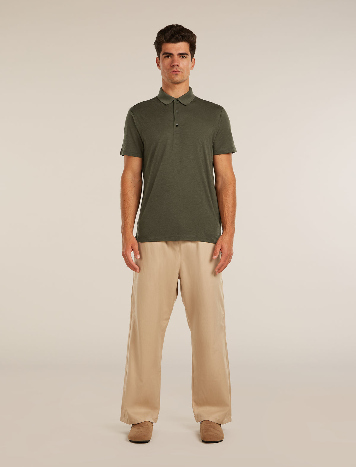 Men's Merino 150 Tech Lite Short Sleeve Polo Dark Loden - 3