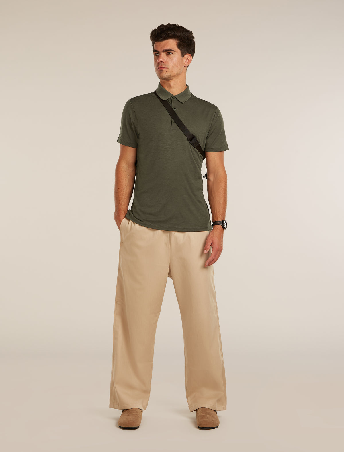 Men's Merino 150 Tech Lite Short Sleeve Polo Dark Loden - 4