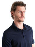 icebreaker Men's Merino 150 Tech Lite Short Sleeve Polo Midnight Navy MEN - 14