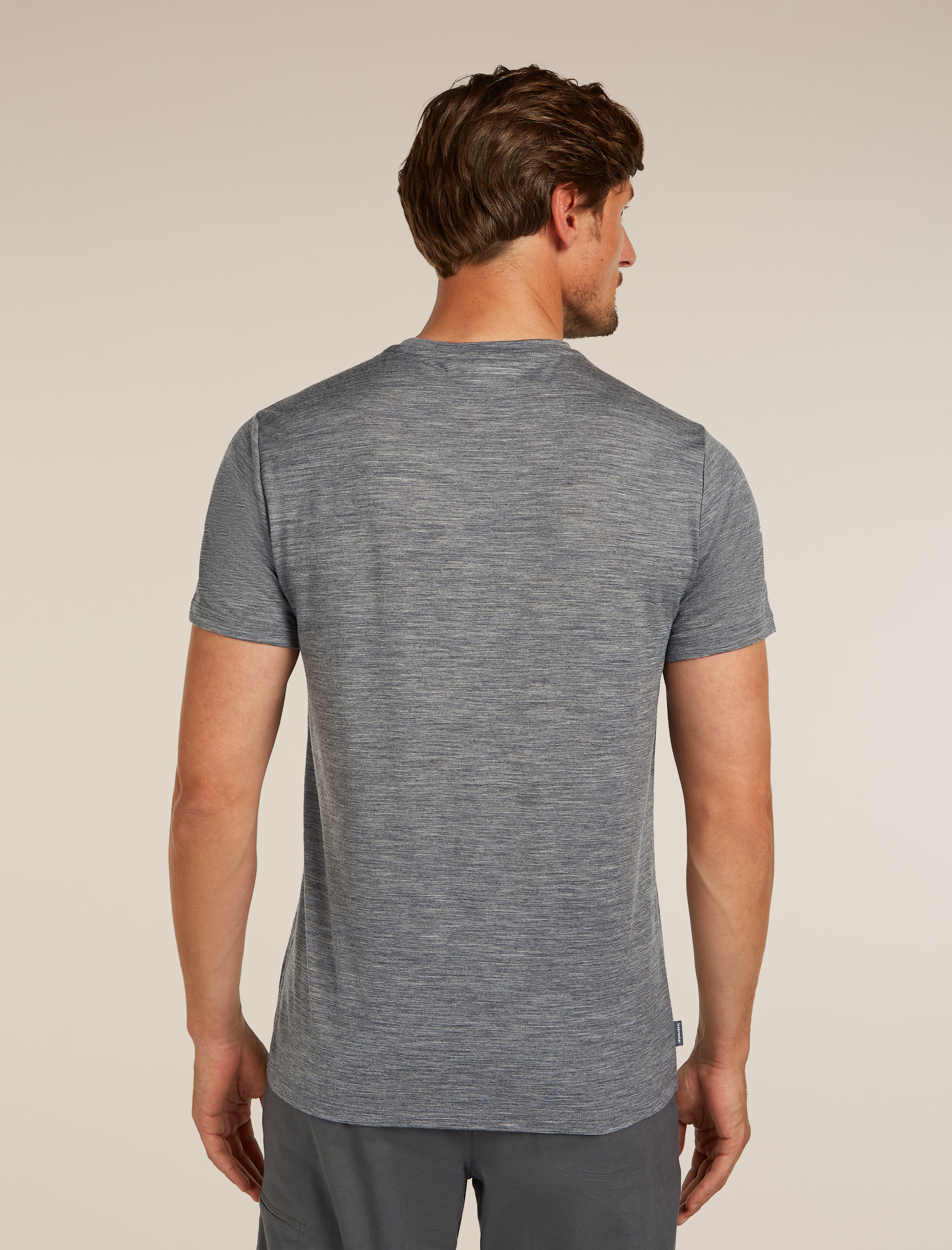 Men's Merino 150 Tech Lite III T-Shirt | icebreaker Gritstone Heather