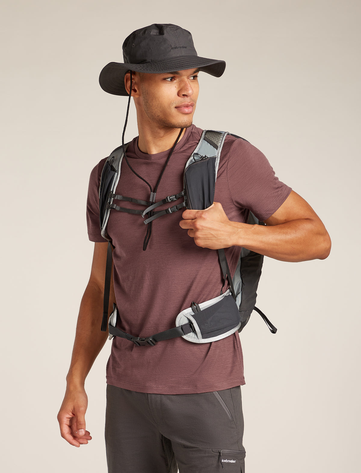 Men's Merino 150 Tech Lite Short Sleeve T-Shirt Carob - 4