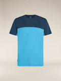 Men's Merino Blend 125 Cool-Lite™ Sphere Short Sleeve T-Shirt Colour Block Arctic/abyss - 6